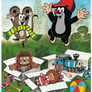 Krtek se raduje - puzzle 2x48 dílků