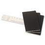 Sešity Moleskine Cahier 3 ks čtverečkované černé L 4