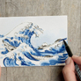 Sada kreativní Sakura Wave of Kanagawa 4