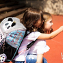 BAAGL SET 5 Zippy Panda: aktovka, penál, sáček, zástěra, peněženka