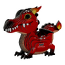 EUGY Červený drak 3D kartonová skládačka