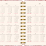 NOTIQUE Spirálový 18měsíční diář Petito – Mraky 2026/2027, 13 x 18 cm