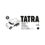 Tatra 148 modročervená velká 72 cm