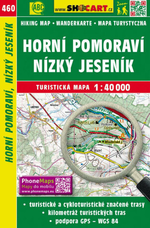 SC 460 Horní Pomoraví, Nízký Jeseník 1:40 000 - neuveden