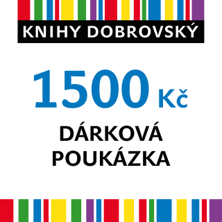 Elektronická dárková poukázka 1500 Kč - 