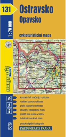 1: 70T(131)-Ostravsko,Opavsko (cyklomapa) - neuveden