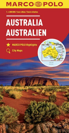 Austrálie 1:4M/mapa (ZoomSystem) MD - neuveden