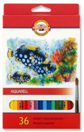 Pastelky akvarelové 36ks 3719 - neuveden