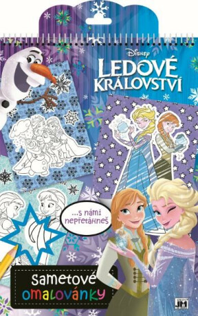 Ledové království - Sametové omalovánky - neuveden