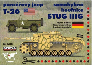 Jeep T-26 a houfnice Stug IIIG - 
