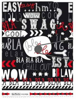 Desky s gumou A4 - Black&Wow Slogan - 
