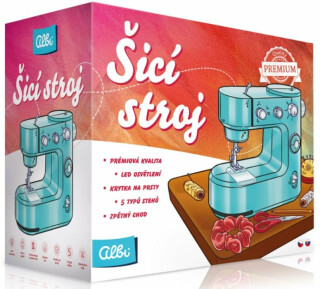 Šicí stroj modrý - 