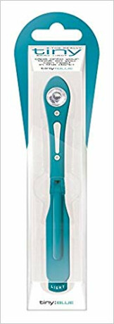 Lampička do knížky s LED úzká - modrá - neuveden