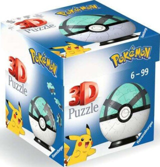 3D Puzzle-Ball: Pokémon Net Ball 54 dílků - 