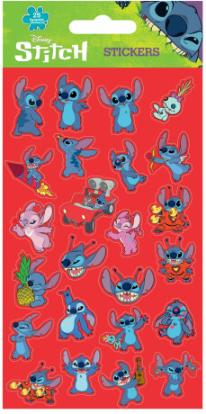 Samolepky Lilo a Stitch červené - 