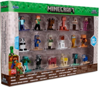 Minecraft Kovové sběratelské nanofigurky - 