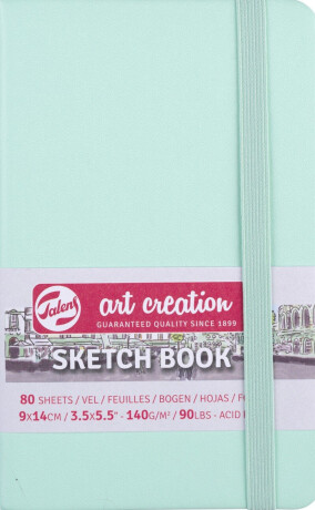 Skicák Art Creation v pevné vazbě MINT 9x14 140g - 