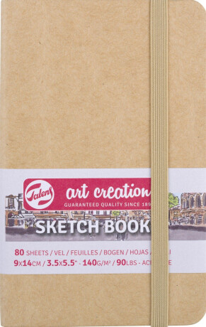Skicák Art Creation v pevné vazbě KRAFT 9x14 140g - 