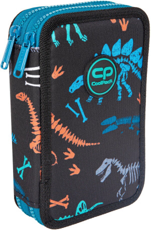 Penál 2-komorové s vybavením Coolpack Jumper 2 fossil - 