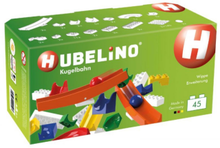 HUBELINO Kuličková dráha - rozšíření 45 ks, s kolébkou - 