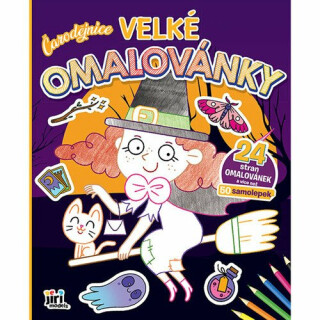 Velké omalovánky Čarodějnice - 