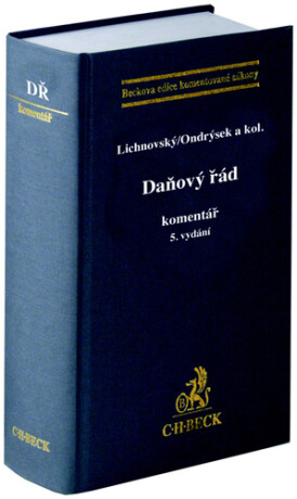 Daňový řád Komentář - Ondřej Lichnovský,Roman Ondrýsek