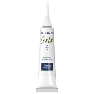 Kontura na sklo L&B 3D liner - Vitrail Old Gold 20 ml - 