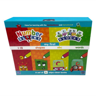 Numberblocks and Alphablocks: My First Numbers and Letters Set (4 wipe-clean books with pens included) - Numberblocks,Sweet Cherry Publishing,Alphablocks