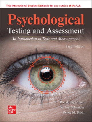 Psychological Testing and Assessment ISE - Renee Tobin,W. Joel Schneider,Ronald Jay Cohen